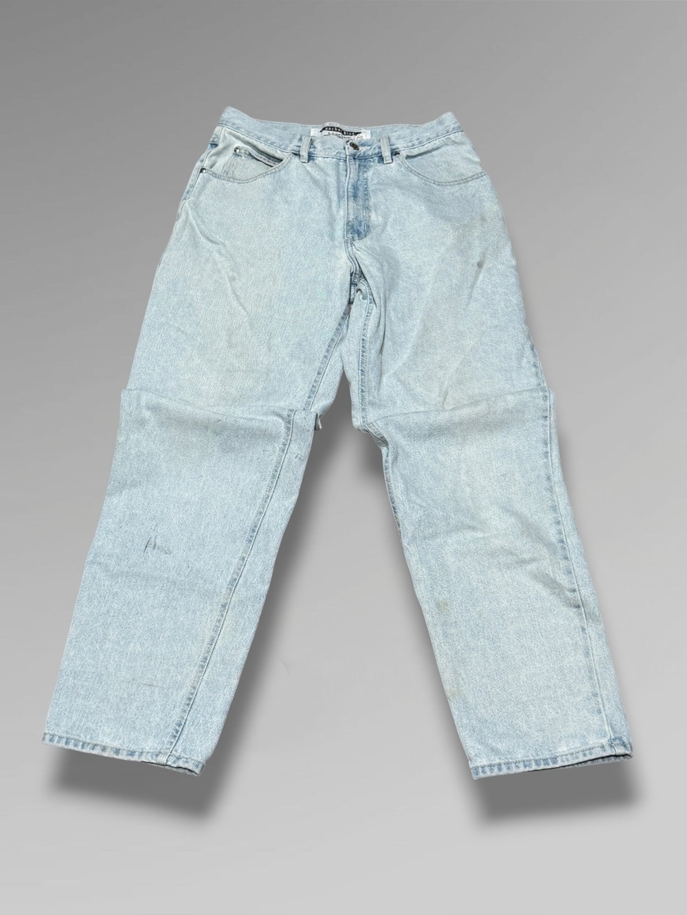 Vintage Anchor Blue Loose Light Wash Jeans